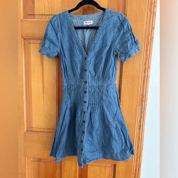 Madewell Denim Daylily Chambray Dress - Picture 3 of 6